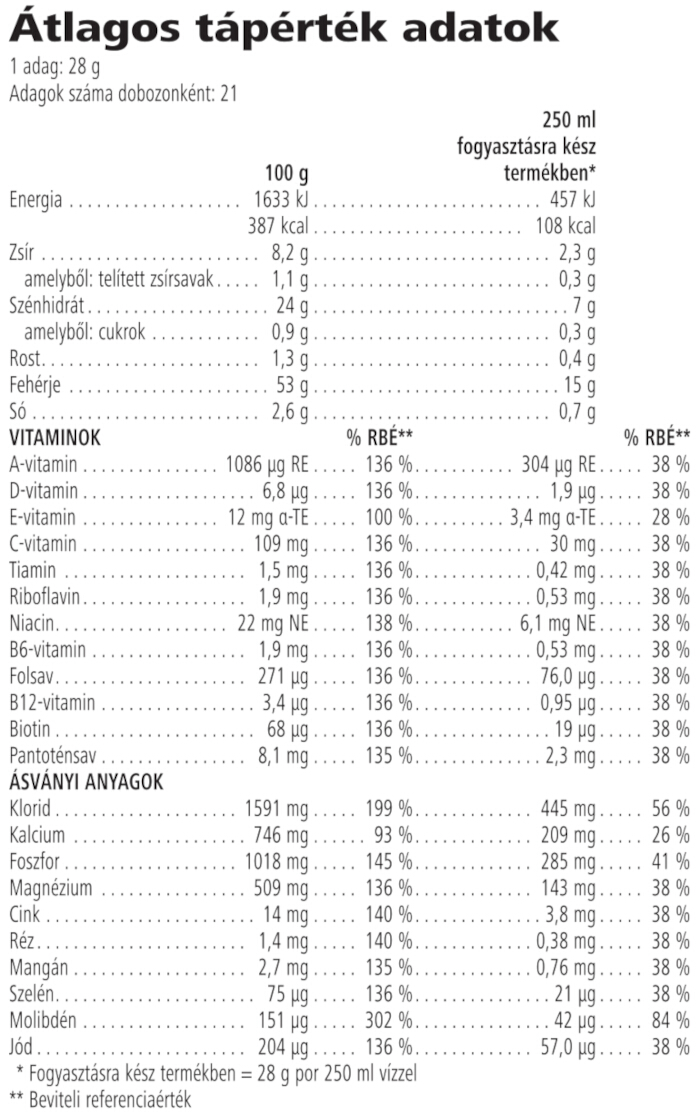 Herbalife Fehérje italkeverék